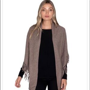 RAFFI Wool & Cashmere Fringe Scarf